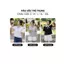 Áo polo nữ CARDINA chất cotton tay cộc phối cổ viền ren 6APC03