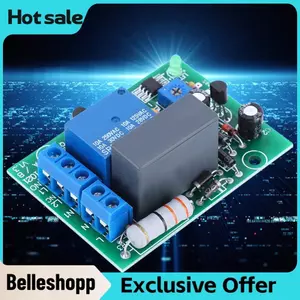 Belleshopp Mô-đun chuyển đổi trễ hẹn giờ Điều khiển thời gian có thể điều chỉnh cho các thiết bị Công suất tải lên đến 10A Tự động hóa nhà thông minh lý tưởng