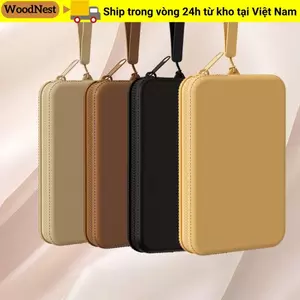 Túi đựng điện thoại treo WOODNEST, Túi đựng silicon di động chống bụi, Vỏ bảo vệ kính râm chống nước