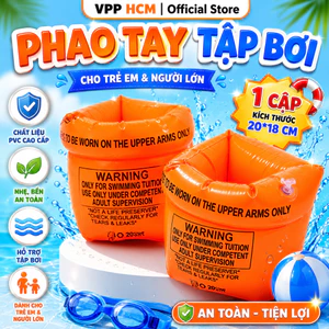 1 cặp Phao Tay Tập Bơi Cho trẻ em và người lớn - Phao Tay Hỗ Trợ Bơi Lội Thể Thao