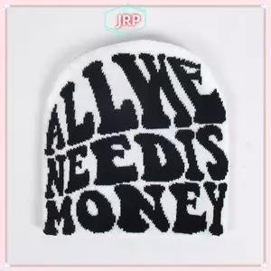 JRP Vintage Y2K Len Acrylic Dệt Kim Mũ Nữ Beanie Mùa Đông Ấm Bò Bông Tai Kẹp Hip Hop Thường Ngày Skullies Ngoài Trời Mũ JRP