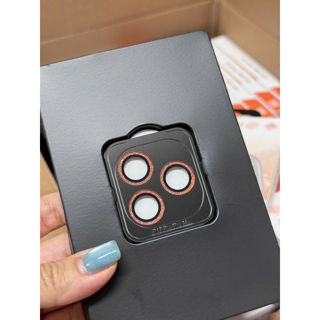 [Chính Hãng] Bộ Dán Lens URR Autobot Bling Bling Nhũ Kim Cương iPhone 17 Pro Max / 17 Pro - Lấp Lánh