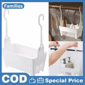 Giỏ Chứa Có Móc Treo Hộ Gia Đình Đồ Tắm Tổ Chức Cho Nhà Bếp Phòng Tắm Nhà Vệ Sinh Hộp Đựng Đa Năng