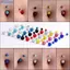 Bluelover 1 Bóng Pha Lê Bụng Nút Nhẫn Thép Không Gỉ Zircon Rốn Xuyên Bụng Xuyên Dễ Thương Rốn Thanh Mới