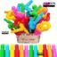 Đồ chơi Fidget giác quan IFASIN, Kỹ năng vận động tinh tốt Kết nối ống Pop xoắn co giãn, Ống nhựa vui nhộn Giảm căng thẳng Ống Pop đầy màu sắc Đồ chơi cảm giác cho ADHD và tự kỷ