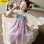 Váy công chúa cầu vồng phong cách mới mùa hè cho bé gái (90-140)