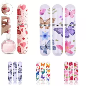 Bình xoay dạng xịt AWNGD, Bình xịt phun có thể đổ lại Chai nước hoa Mini, Tinh dầu dễ thương Cồn 5ml Hộp đựng mỹ phẩm rỗng Du lịch