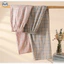 Phong cách Nhật Bản Phong cách Muji / Quần Pyjama Cotton nguyên chất kẻ sọc phong cách cặp đôi / Quần dài dáng rộng phong cách mỏng / Quần Pyjama mùa hè có thể mặc bên ngoài