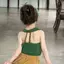 Trẻ em (0-140) Thời trang mùa hè chấm bi Star Patch Top