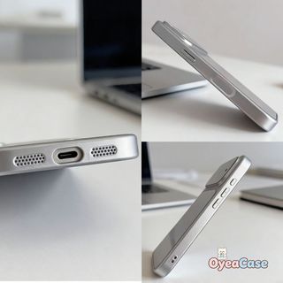 Ốp Điện Mạ Bạc Tối Giản Sang Trọng Cho Redmi K90 Pro Max K80 K70E K70 K60E K60 K50 Ultra K50i K40S K40 Pro Plus Phong Cách Kinh Doanh Bảo Vệ Ống Kính Vỏ Mỏng