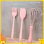 3 Cái / bộ Silicone Nướng Bộ Bánh Kem Thìa Cạp Nhà Bếp Hộ Gia Đình Trứng Đánh Thịt Nướng Dầu Bàn Chải Tiện Ích Đồ Dùng Nhà Bếp
