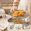 Khay Inox Kèm Vỉ Lưới Lọc Dầu Ăn 304 Có Tay Cầm GADI, Combo Ráo Dầu Chiên Rán Giữ Món Ăn Giòn Ngon