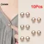 KUZHEN 10 Chiếc Ngọc Trai Nút Chân DIY Trang Trí Nút An Toàn Có Cho Giày Nón Túi Khăn Choàng Cổ Kim Bule Cố Định Pin Trâm Cài HOT