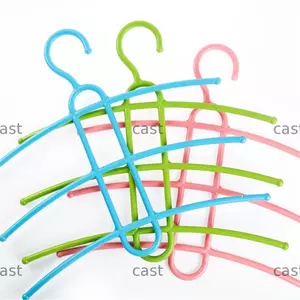 Móc treo quần áo CAST Móc treo nhựa 3 lớp Tiết kiệm không gian