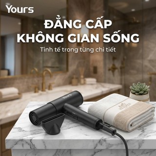 [VINZEO 2026] Máy Sấy Tóc Tốc Độ Cao Yours A330-110,000 RPM Chế Độ Làm Sạch Tự Động Cơ Bảo Hành-12 Tháng