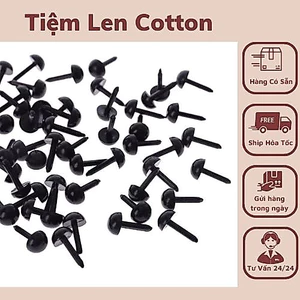 Mắt thú gài ( gói 100 cái) II Phụ kiện làm thú bông