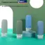Bộ chai vệ sinh du lịch di động MAKY 4 chiếc BPA Free với túi dây kéo trong suốt chống thấm nước cho kỳ nghỉ sử dụng ngoài trời VN