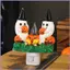 Ghost Campfire Nightlight Đèn LED nhấp nháy ma quái dễ thương Đèn ngủ bí ngô ma cho gia đình Tường trong nhà mueadsyvn