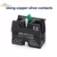 HL LA38 Nút phẳng Tự đặt lại Công tắc nguồn Lo Bule Công tắc nguồn One On One Off / two Thường mở / two Thường đóng LMWU
