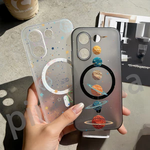 Ốp điện thoại nam châm “Space Galaxy ” / POCO X8 Pro X7 X6 F8 F7 Redmi Turbo 5 Max Turbo 4 / K90 Max K80 Note 15 Pro 15T / Mềm / Chống trầy xước / Chống vân tay / Vỏ POCO / Vỏ Redmi