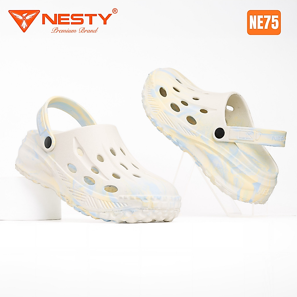 [NE75] Dép Sục NESTY Clog EVA Quai Gài – Dép Đế Dày Siêu Nhẹ Thoáng Khí Chống Trượt Unisex ( KO1 )