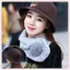 JRP Thu Đông Pháp Nơ Buet Mũ Nữ Ngọt Ngào Nỉ Có Hình Gấp JRP