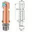 Tất cả kim loại 320°C Heatbreak Bi-Metal Họng 5 Bộ Cho S1 Khối Tản Nhiệt 3d In Đầu Phụ Kiện