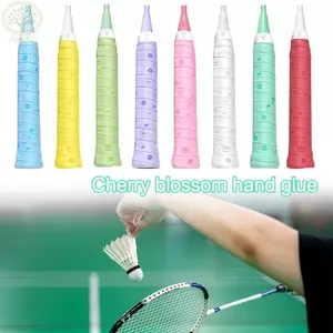 Băng quấn tay cầm cầu lông AMBU, Tay cầm vợt cầu lông chống trượt in hình, Băng tay cầm Tennis thấm mồ hôi PU