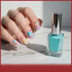 Cod 12 lưới hỗn hợp mini đầy màu sắc Nail long lanh sequin tự trang trí