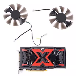 Btsg 2x 85mm PLD10015B12H 0 55A RX580 RX590 cho POWERCOLOR DATALAND Radeon RX 580 590 Quạt làm mát Card đồ họa