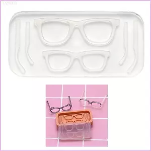 Cinna Khuôn Nhựa Linh Hoạt Khuôn Trang Trí Nhỏ Hình Kính Mắt Kết Cấu Silicon Cho Epoxy Và Sáng Tạo Trang Trí Tường
