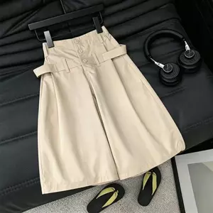 Bé gái (110-170) Thời trang mùa hè Slimer Look All-Match Cao Cấp Phiên bản Hàn Quốc Quần Crop Độc đáo