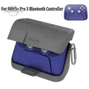 CATMALLER88 Bảo vệ bộ điều khiển, Hộp lưu trữ tay cầm chơi game toàn diện chống bụi, Vỏ tổ chức bộ điều khiển Bluetooth bằng nhựa chống sốc cho bộ điều khiển Bluetooth 8BitDo 3