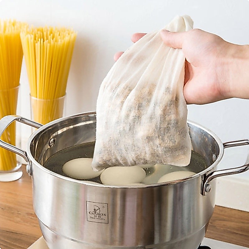 Túi lọc trà dây rút đựng thực phẩm tiện dụng