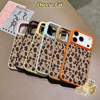 Ốp điện thoại da báo màu đen Kitty đen cho iPhone 13 14 15 16 17 Pro Max 12 11 17 Air Xs Max XR 8 7 Plus