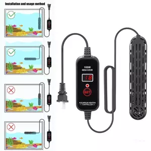 Top Turtles Tanks Heater Chống ăn mòn Bộ điều khiển nhiệt độ tự động Thiết bị sưởi ấm cho mực nước thấp Fishtan