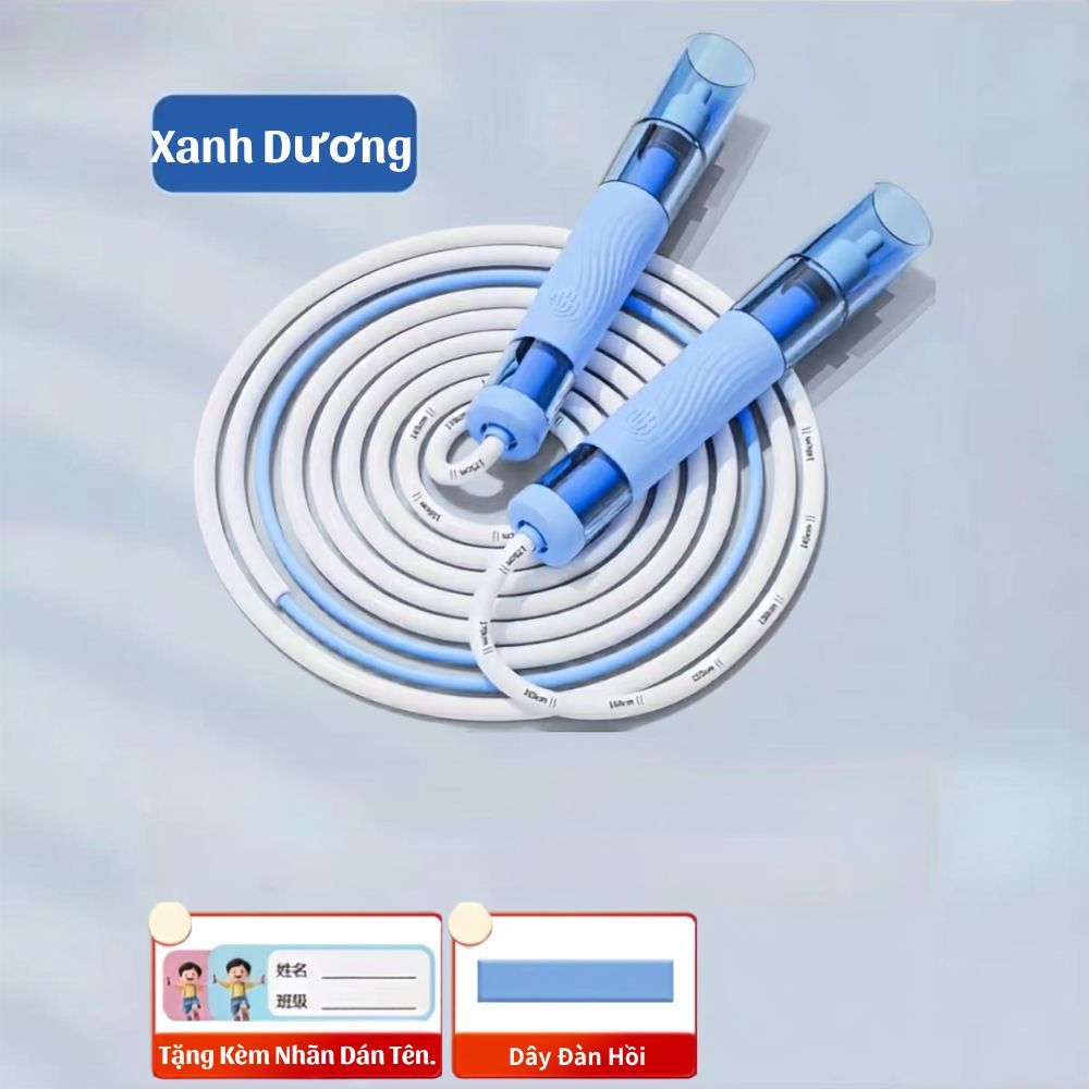 FlexFitShop Dây nhảy thể dục cho người lớn trẻ em tay cầm nhiều màu 2 vòng bi có thể tăng giảm không bị xoắn dây DC004