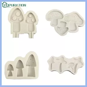 Khuôn Fondant POP Khuôn Socola Hình Nấm Chất Liệu Silicon Cho Nhà Bếp