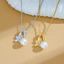 Thiết kế thời trang Ngọc trai hoa Zircon Thép titan Vòng cổ ngọt ngào cá nhân