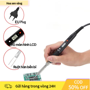 【24H】Mỏ Hàn Nhiệt 80W Có Màn Hình LCD Hiển Thị, Điều Chỉnh Nhiệt Chính Xác, Tiện Lợi Cho DIY Điện Tử