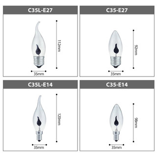 SMVP LED Nhấp Nháy Ngọn Lửa Nến E27 E14 220V 3W Bóng Đèn Thanh Khí Quyển Trang Trí Nhà Đèn