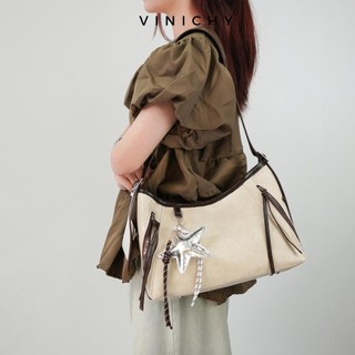Túi xách nữ đeo vai VINICHY, tote dung tích lớn size 28cm HA773