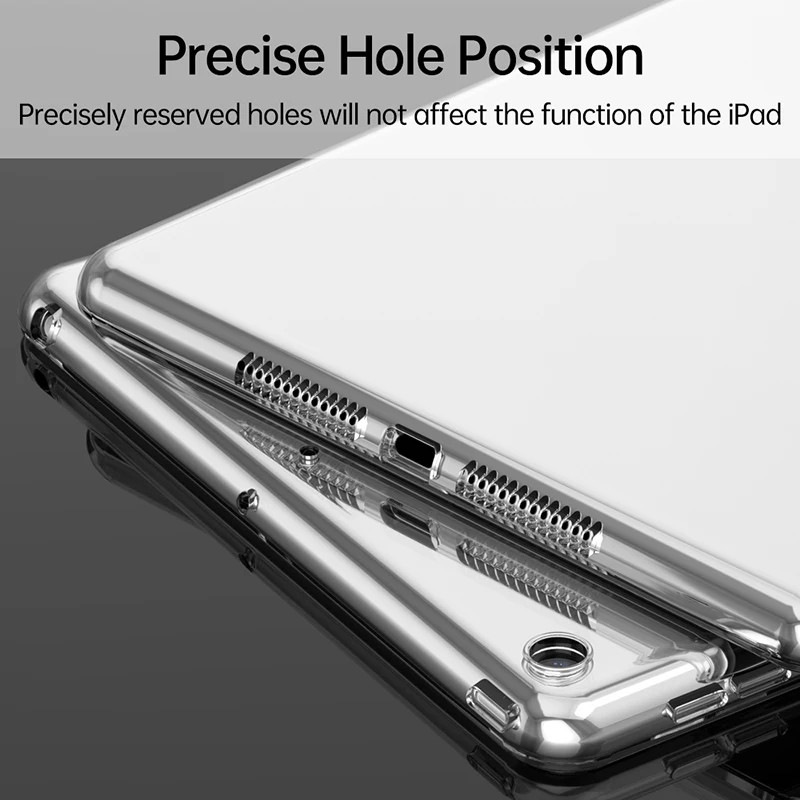 Ốp Lưng Mềm Trong Suốt Cho iPad 11th A16 Air 11 "M2 / M3 10th 10.9inch mini 6 8.3" 7 8 9 10.2 "Air 4 / 5 / 6 10.9" iPad Air 3 10.5 "iPad Air 9.7 '' iPad Pro 11