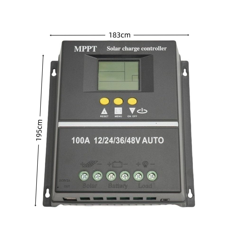 Bộ điều khiển MPPT YMIFI, Bộ sạc pin 12V / 48V Bảo vệ pin, Màn hình kỹ thuật số Bảng điều khiển 60A 80A 100A Sử dụng tại nhà