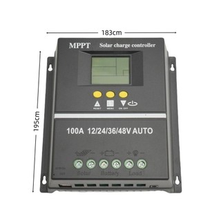 Bộ sạc pin ALMA1, Bộ điều khiển MPPT màn hình kỹ thuật số 12V / 48V, Bảo vệ pin 60A 80A 100A Bảng điều khiển Sử dụng tại nhà