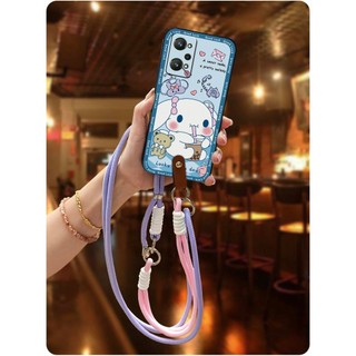 Ốp lưng Cho OPPO Realme GT Neo2 5G / GT2 / Q5 Pro / GT NEO3T Bền Dễ Thương Dây Chống Va Đập Diagonal Chống Thấm Nước Chống Bụi Silicon Hoạt Hình Thiết Kế Thời Trang TPU