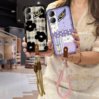 Ốp lưng chéo Vỏ điện thoại cho ZTE Nubia Neo3 5G Dây đeo chéo TPU bền Graffiti Chống bụi bẩn Vỏ mềm chống sốc Dễ thương Chống va đập Vòng cổ quấn toàn bộ Phim hoạt hình Silicone