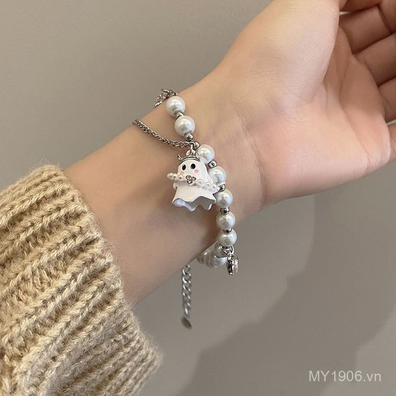 Vòng Tay Nữ Màu Đen Trắng Ma Thuật, Phù Hợp Cho Bạn Gái Cao Cấp