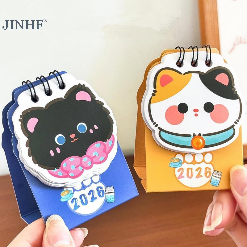 JINHF 2026 Năm Hoạt Hình Để Bàn Lịch Đồng Hồ Trong Chương Trình Phần Thưởng Học Sinh Quà Tặng Sáng Tạo Tháng Sáu 2025-December 2026 HOT