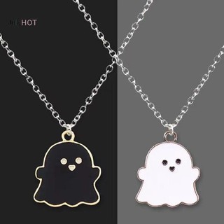 JULYHOT Hoạt Hình Dễ Thương Ma Đáng Yêu Tình Bạn Cặp Đôi Mặt Dây Chuyền Vòng Cổ Thời Trang Người Bạn Thân Nhất Nam Nữ Dây Chuyền Trang Sức Cho Quà Tặng Halloween Massivedeals